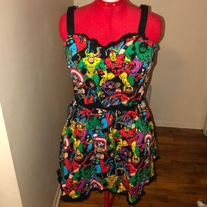 Marvel Comic Sweetheart Dress
